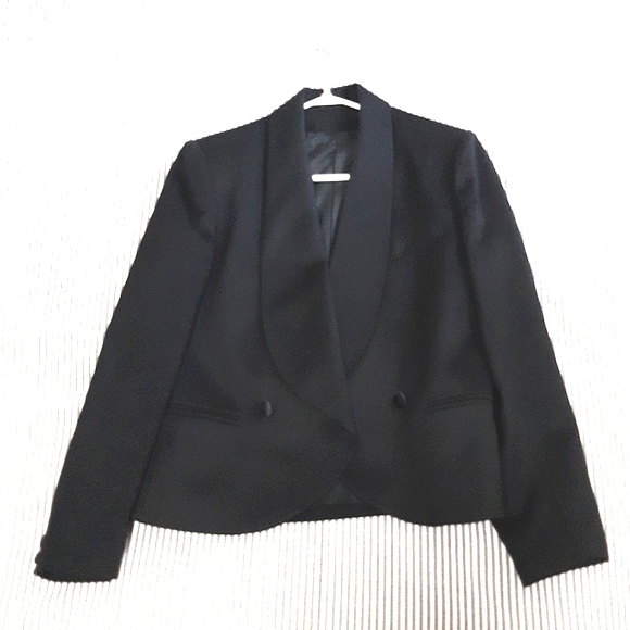 ALFRED SUNG Jackets & Blazers - Vintage Alfred Sung Black Blazer Size 4